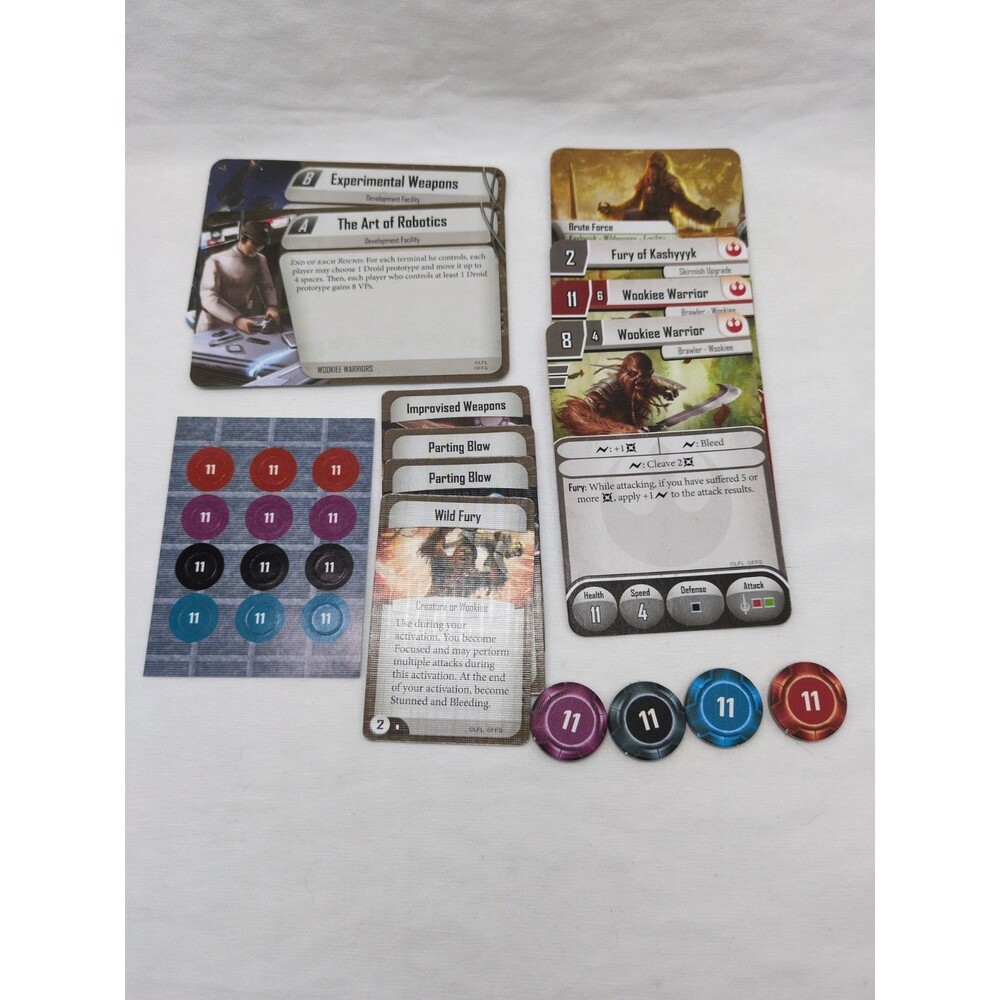*Cards Only* Star Wars Imperial Assault Wookie Warriors